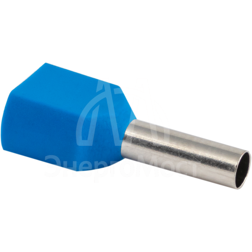 Наконечник штыревой втулочный изол. НШвИ(2) 2.5-10 (уп.50шт) EKF nhvi2-2.5-10