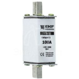Вставка плавкая ППН-33 160/63А габарит 0 EKF fus-33-0/160/63