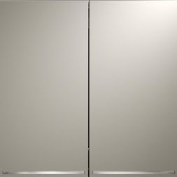 Переключатель проходной 2-кл. СП S70 10А с подсветкой механизм кашемир Voltum VLS020403