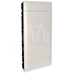 Щиток пластиковый встраиваемый Practibox S 3х12 бел. дверь Leg 135543