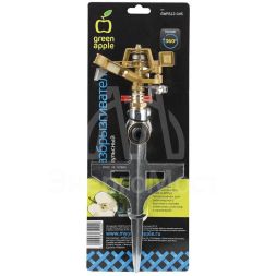 Разбрызгиватель 360град. импульсный вращ. метал. (12/48) Green Apple Б0003104