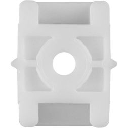 Площадка под стяжку для прямого монтажа 22х16мм бел. (уп.100шт) Rexant 07-2110