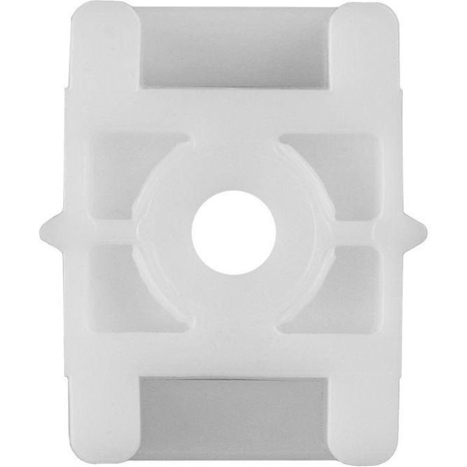 Площадка под стяжку для прямого монтажа 22х16мм бел. (уп.100шт) Rexant 07-2110