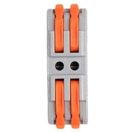Клемма монтажная СМК PTC-2P 4222 BL/4 450В 32А 0.08-2.5(4.0)кв.мм JazzWay 5073685