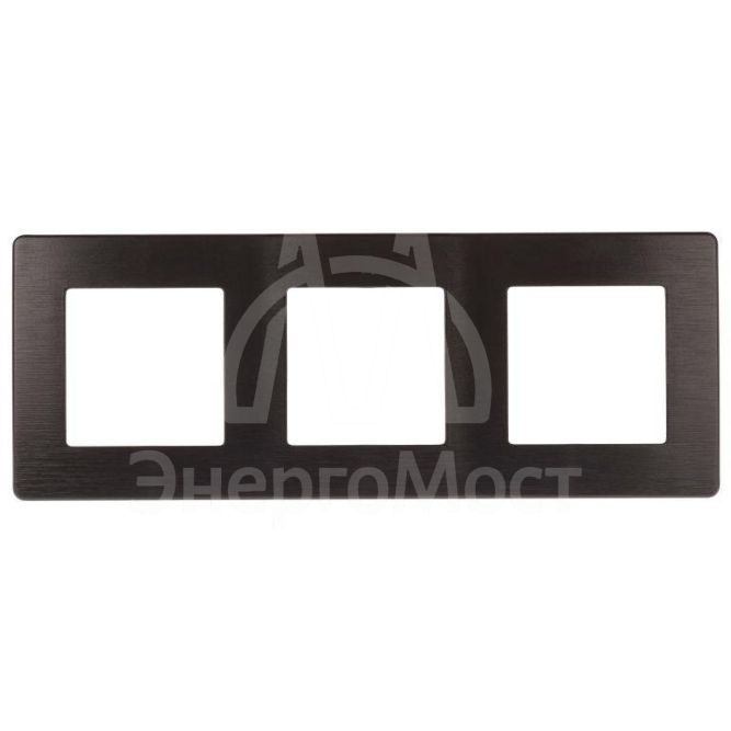 Рамка 3-м 12-5103-05 сатин антрацит Эра Б0052523