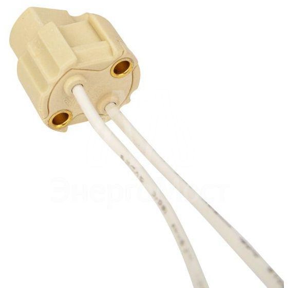 Цоколь &amp;quot;патрон&amp;quot; G9 с проводом 15 см бел. с этикеткой Rexant 11-8879