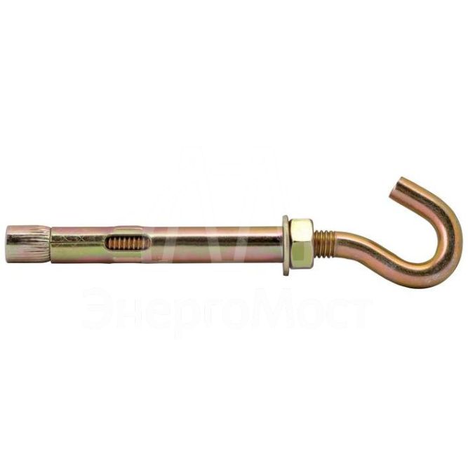 Болт анкерный HG 14х70 с крюком накл. цинк. Tech-Krep 133639