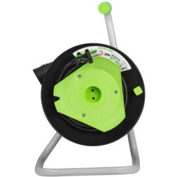 Удлинитель на пластик. катушке 1х30м без заземл. GAZ-2x0.75-30m Greenline ПВС 2х0.75 Эра Б0065111