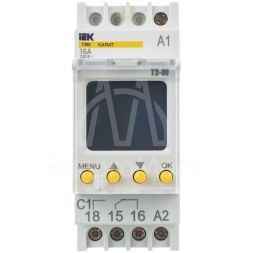 Таймер цифровой ТЭ80 16А 230В на DIN-рейку KARAT IEK MTA10-16-080