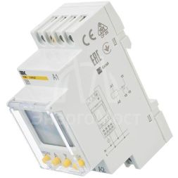 Таймер цифровой ТЭ80 16А 230В на DIN-рейку KARAT IEK MTA10-16-080