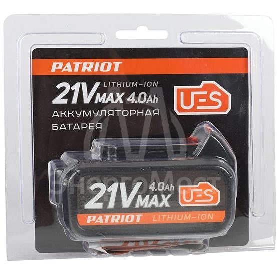 Батарея аккумуляторная PB BR 21В (Max) Li-ion UES 4.0А.ч Pro PATRIOT 180301121