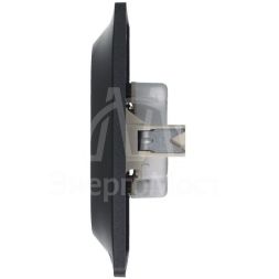 Розетка 2-м СП Glossa 16А IP20 без заземл. в сборе антрацит SchE GSL000720