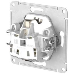 Розетка AtlasDesign 16А с заземл. защ. шторки быстрозажим. клем. механизм карбон SE ATN001045S