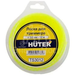 Леска Huter TS3012 для триммера, 3 мм, витой квадрат