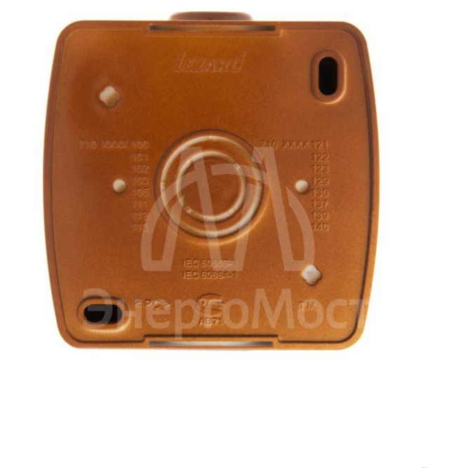 Розетка 1-м ОП Nata 16А IP20 без заземл. керамика сосна LEZARD 710-0800-121