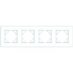 Рамка 4-местн City бел. GUSI С1114-001