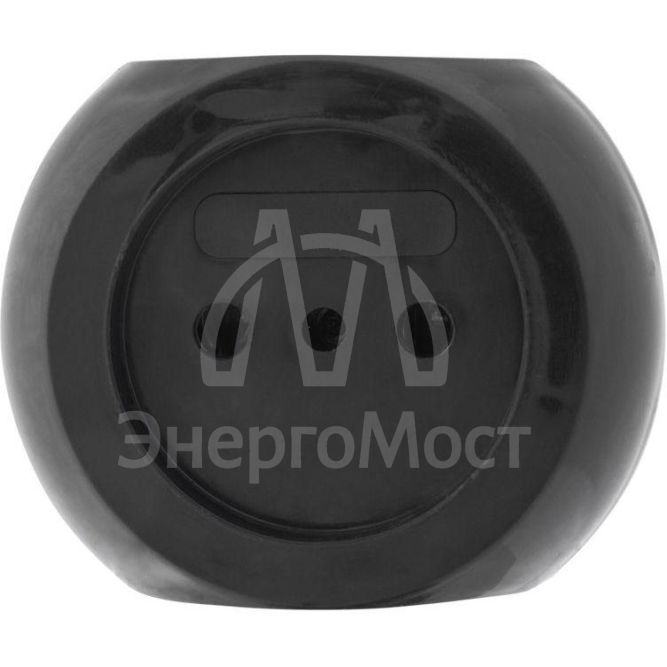 Тройник электрический &amp;quot;Шар&amp;quot; 220В 6А черн. REXANT 11-1063-1