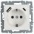 Розетка BRITE РЮш11-1-БрБ 16А с USB A+C 18Вт с заземл. защ. шторки бел. IEK BR-R14-16-U22-018-K01