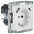 Розетка BRITE РЮш11-1-БрБ 16А с USB A+C 18Вт с заземл. защ. шторки бел. IEK BR-R14-16-U22-018-K01