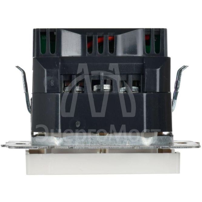 Розетка BRITE РЮш11-1-БрБ 16А с USB A+C 18Вт с заземл. защ. шторки бел. IEK BR-R14-16-U22-018-K01