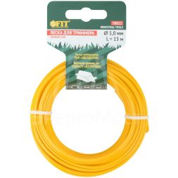 Леска для садовых триммеров &amp;quot;Звездочка&amp;quot; 3.0ммх15м FIT 78011