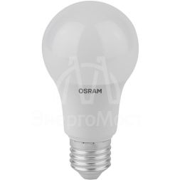 Лампа светодиодная LED Antibacterial A 8.5Вт (замена 75Вт) матовая 4000К нейтр. бел. E27 806лм угол пучка 200град. 220-240В бактерицид. покр. OSRAM 4058075561199