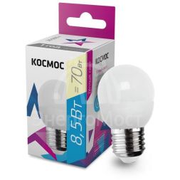 Лампа светодиодная GL45 8.5Вт 220В E27 3000К Космос LkecLED8.5wGL45E2730