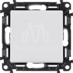 Механизм выключателя 1-кл. СП Valena Life 10А IP20 250В 10AX с лиц. панелью безвинт. зажимы бел. Leg 752401