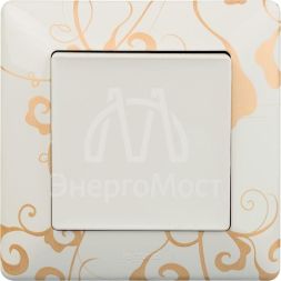 Механизм выключателя 1-кл. СП Valena Life 10А IP20 250В 10AX с лиц. панелью безвинт. зажимы бел. Leg 752401