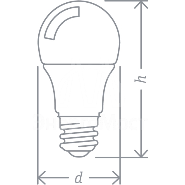 Лампа светодиодная 94 388 NLL-A60-10-230-4K-E27 10Вт грушевидная 4000К бел. E27 820лм 170-260В Navigator 94388