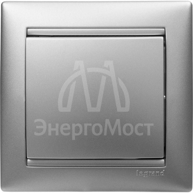 Механизм выключателя 1-кл. СП Valena 10А IP31 250В алюм. Leg 770101