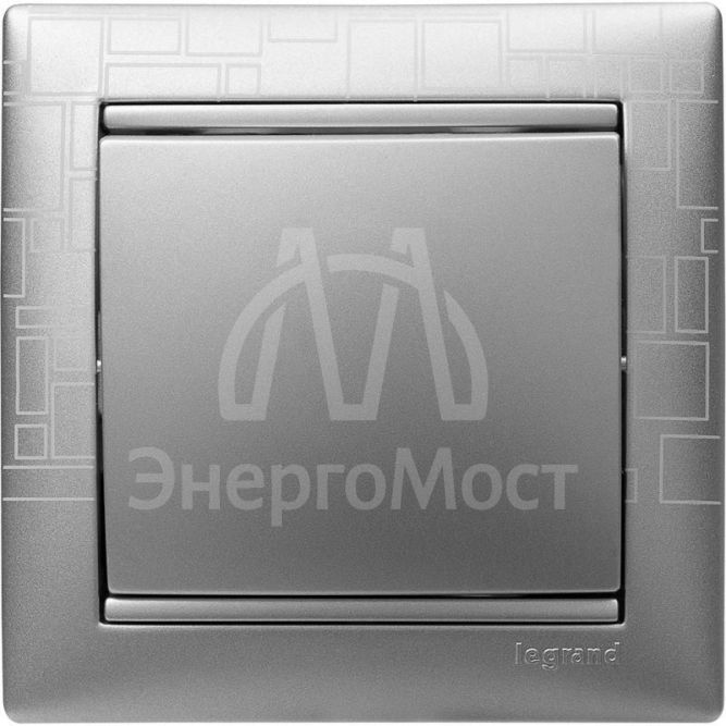 Механизм выключателя 1-кл. СП Valena 10А IP31 250В алюм. Leg 770101