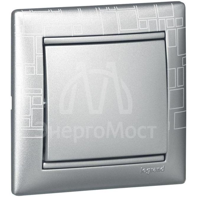 Механизм выключателя 1-кл. СП Valena 10А IP31 250В алюм. Leg 770101