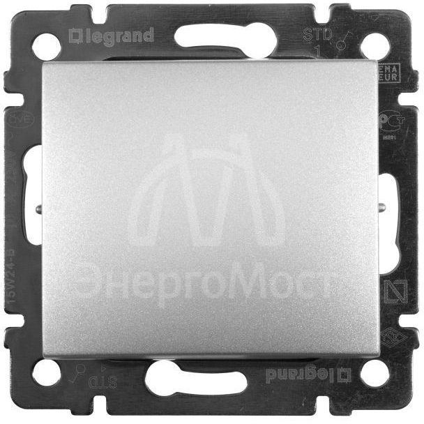 Механизм выключателя 1-кл. СП Valena 10А IP31 250В алюм. Leg 770101