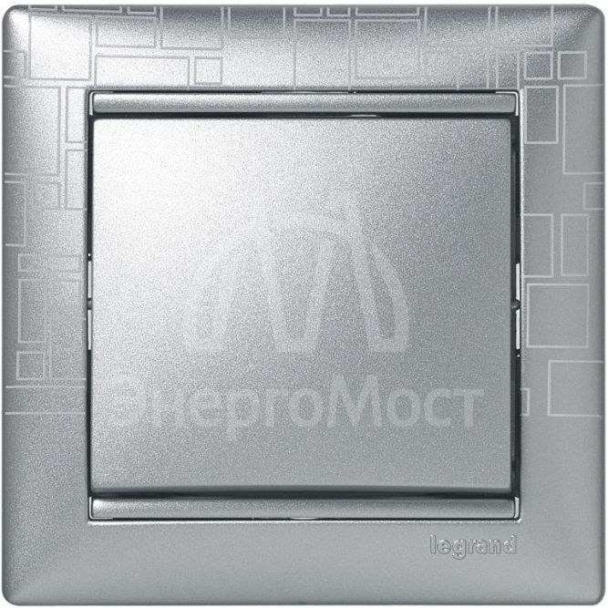 Механизм выключателя 1-кл. СП Valena 10А IP31 250В алюм. Leg 770101