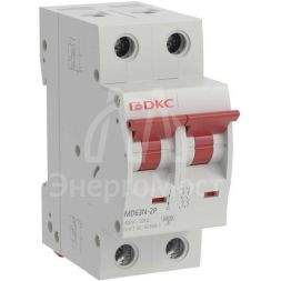 Выключатель автоматический модульный 2п C 25А 6кА MD63N YON MD63N-2PC25