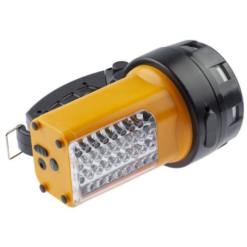 Фонарь-прожектор PA-601 АЛЬФА 19LED+24LED аккум. литий 3А.ч ЗУ 220В+12В (инд. упак.) ЭРА Б0031036