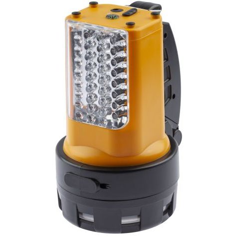 Фонарь-прожектор PA-601 АЛЬФА 19LED+24LED аккум. литий 3А.ч ЗУ 220В+12В (инд. упак.) ЭРА Б0031036