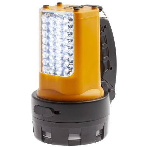 Фонарь-прожектор PA-601 АЛЬФА 19LED+24LED аккум. литий 3А.ч ЗУ 220В+12В (инд. упак.) ЭРА Б0031036