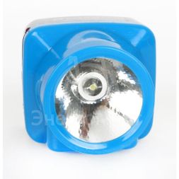 Фонарь налобный аккумуляторный LED 5374 (220В LED 1 режим; голуб.) Ultraflash 12427
