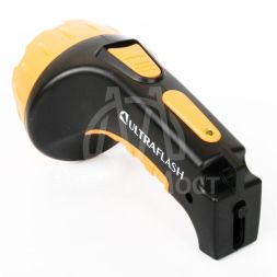 Фонарь LED 3815 (аккум 220В черн./желт. 15 LED; 2 режима SLA пласт. короб) Ultraflash 9217