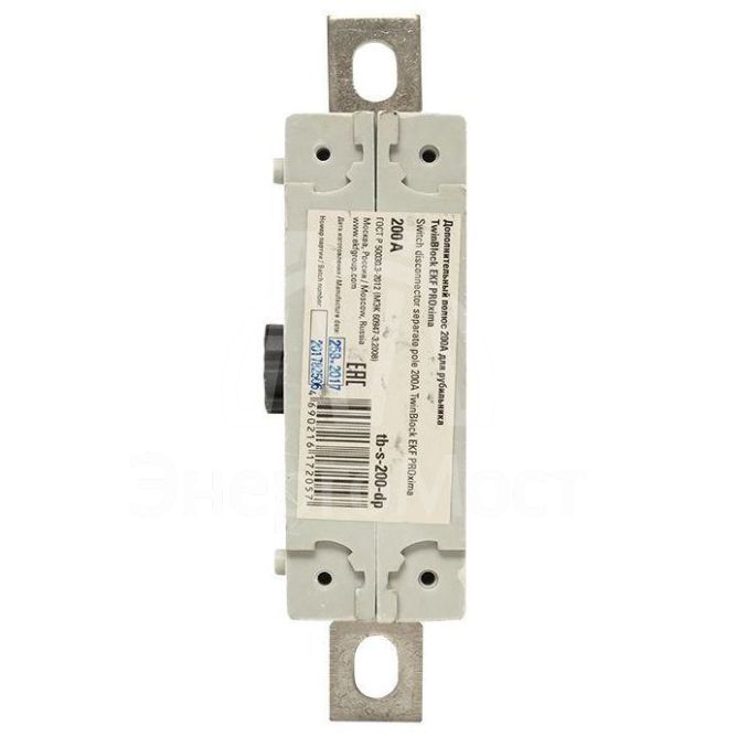 Полюс дополнительный 200А для рубильника TwinBlock PROxima EKF tb-s-200-dp