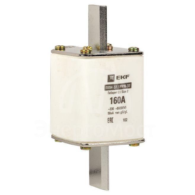 Вставка плавкая ППН-37 400/160А габарит 2 PROxima EKF fus-37/400/160