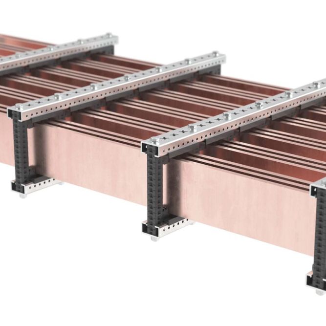 Комплект реек для установки главной шинной системы 175мм DKC R5BBMR175