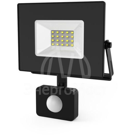 Прожектор светодиодный Elementary 30Вт 2100лм IP65 6500К с датчиком движения Gauss 628511330