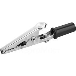 Зажим &amp;quot;крокодил&amp;quot; 15А 80 847 OAC-15A-53-B25 черн. ОНЛАЙТ 80847