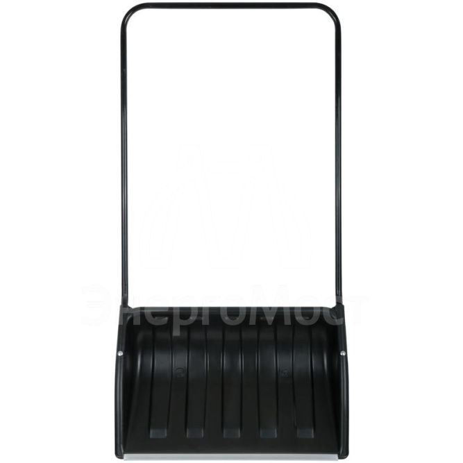 Скрепер для уборки снега пластиковый металлическая ручка 700x465x1360мм КУРС 68135