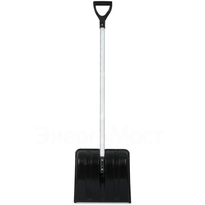 Лопата для уборки снега &amp;quot;SnowКРИСТАЛЛ&amp;quot; 365х380х1330мм алюм. черенок; пластик. 68102