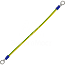 Поводок заземления L-200/4мм 2 наконечн. EKF ak-3-6