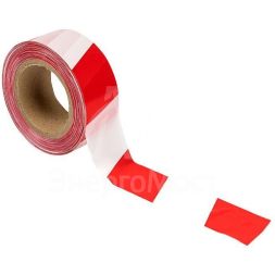 Лента оградительная ЛО &amp;quot;Красно-белая&amp;quot; 75х200 Basic EKF lo-75x200-bas